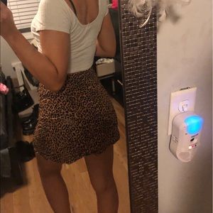 Cheetah Mini Skirt